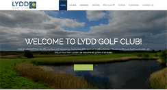 Desktop Screenshot of lyddgolfclub.co.uk